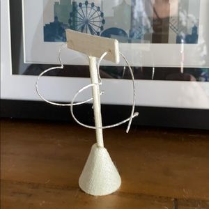 Hammered Heart Earrings